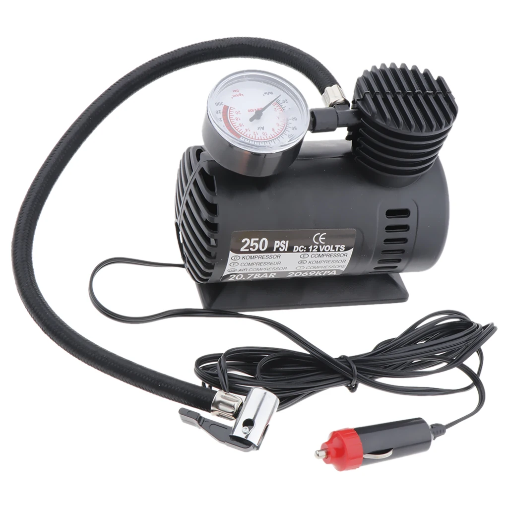 300 PSI 12V Портативный Автомобильный Электрический насос для надувного Насоса