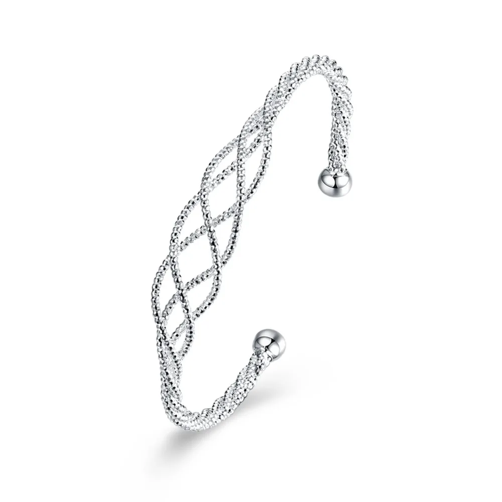 Браслет цепочка из серебра 925 пробы с австрийскими кристаллами|bracelet gift|bracelet