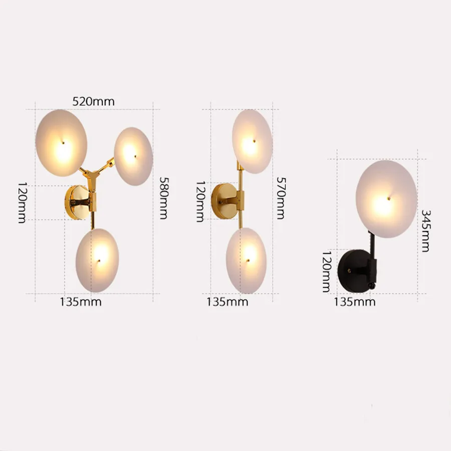 Thrisdar Скандинавская индивидуальная светодиодная настенная лампа вилла отель