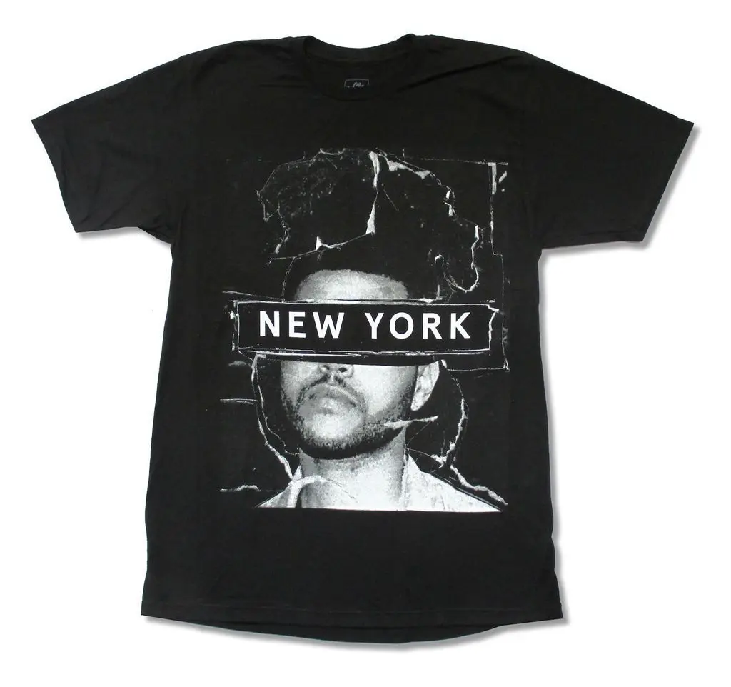 The Weeknd New York 2015 Футболка для мероприятий новая официальная стильная футболка с