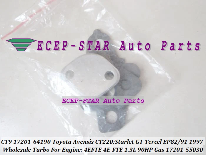 Картридж Turbo CHRA CT9 17201 64190 55030 для TOYOTA Starlet GT Tercel EP82 EP91 Avensis CT 220 97 4 Ette 4E FTE 1.3L|ep82 starlet|turbo