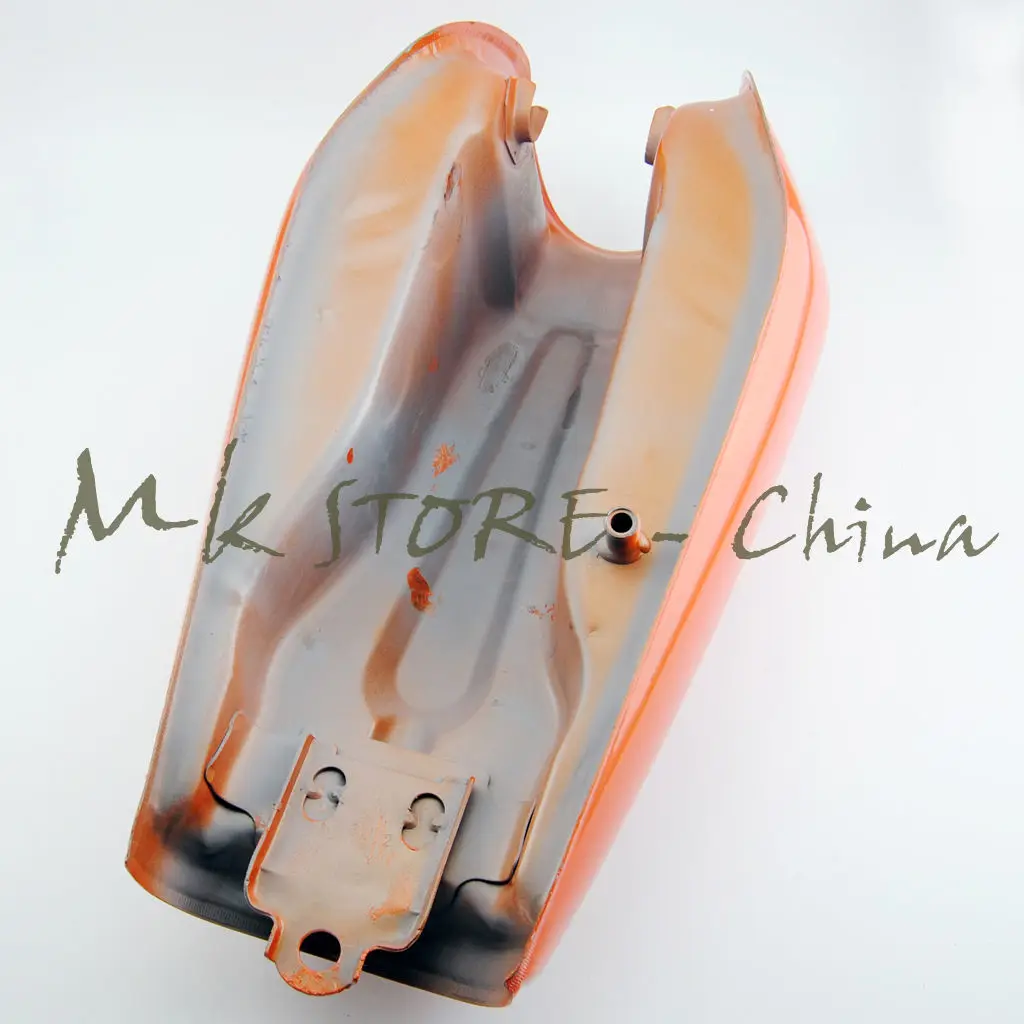 Новинка 2017 года оранжевый стиль мотоцикл Винтаж газовый топливный бак 9L Кафе Racer