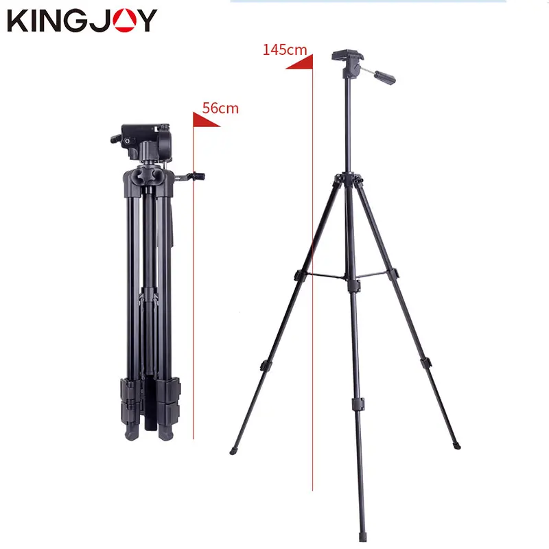 KINGJOY Officia VT-910 штатив-стойка для камеры Профессиональный сплав с коромыслом всех