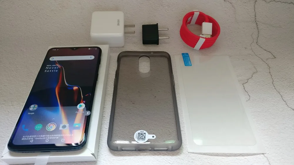 Oneplus 6T мобильного телефона 6/8GB RAM 128/256 ГБ ROM Snapdragon 845 Octa Core 6,4" Двойная камера разблокировка экрана NFC для мобильного телефона