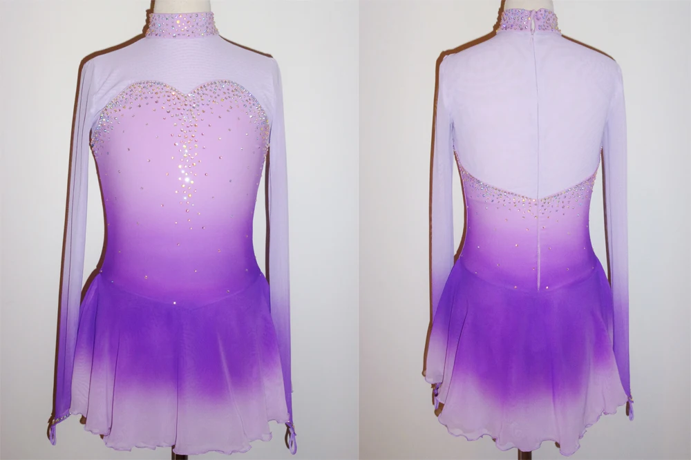 

Hot Sales Ice Figure Skating Dresses Fashion New Brand Competition Girls Figure Skating Dresses Crystal DR3668