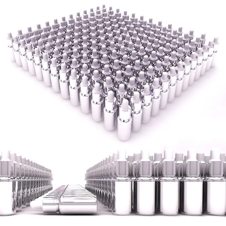 Высокого качества оптовая продажа 100 шт. 20 мл стекло реагент флакон-капельница