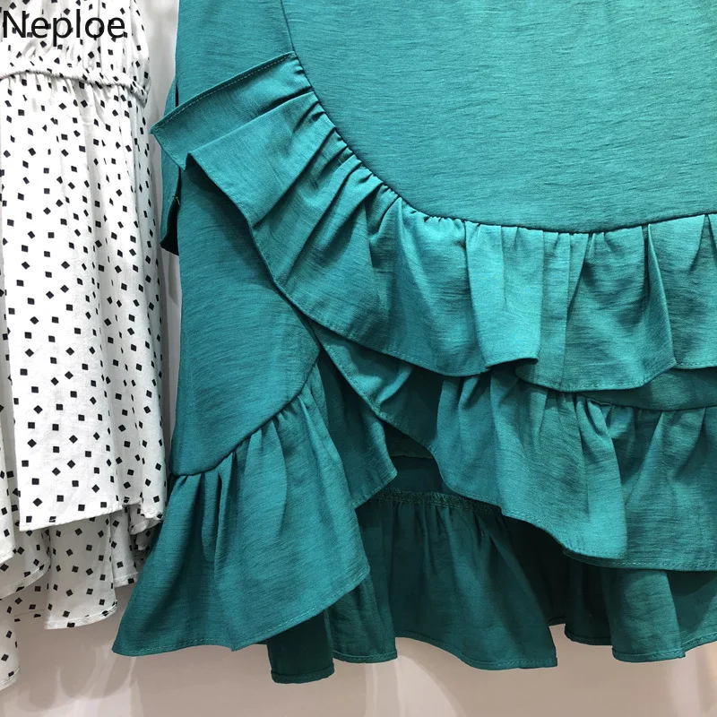 Neploe Лето 2019 женские юбки сексуальные нерегулярные короткие Новое поступление