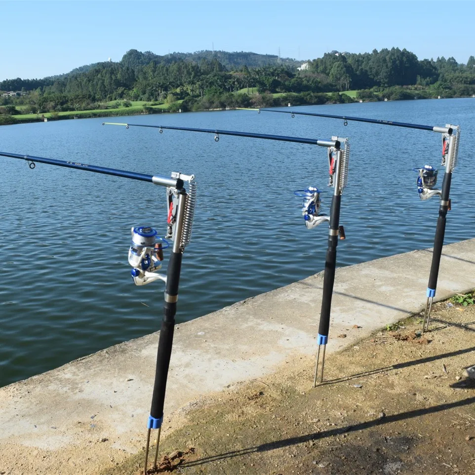2018 new style 2.1m 2.4m 2.7m 3.0m Automatic Fishing Rod (Without Reel) Sea River Lake Pool Hard Fishing Pole Device