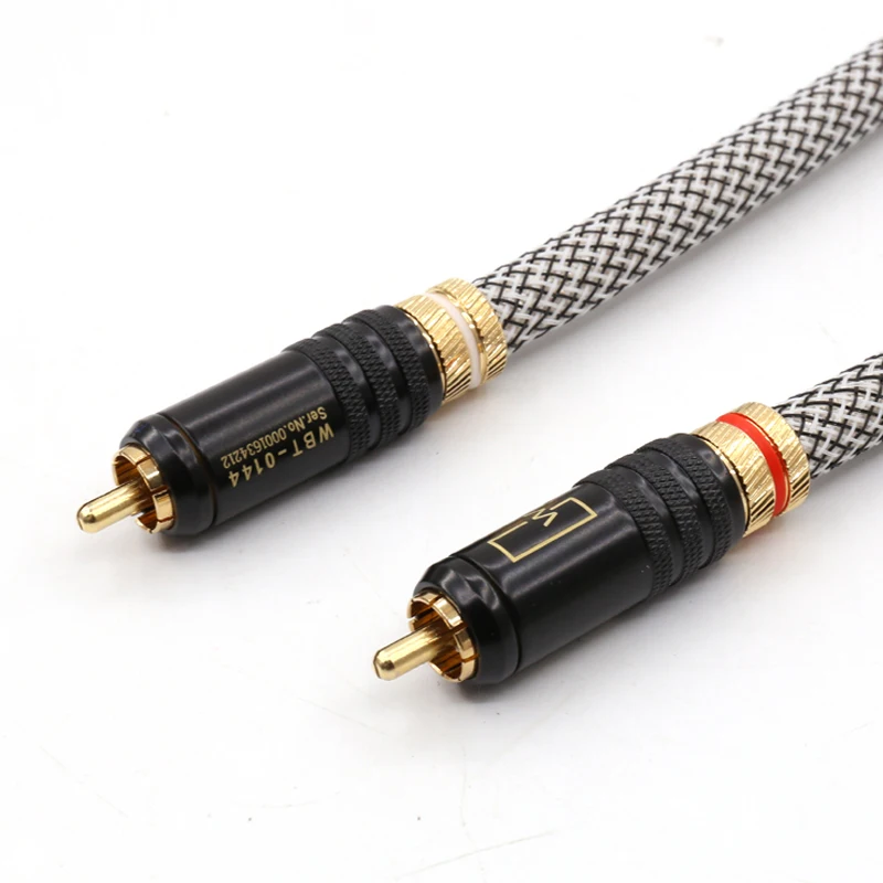 YTER QED Подпись посеребренный аудиокабель RCA штекер к XLR сбалансированный Женский