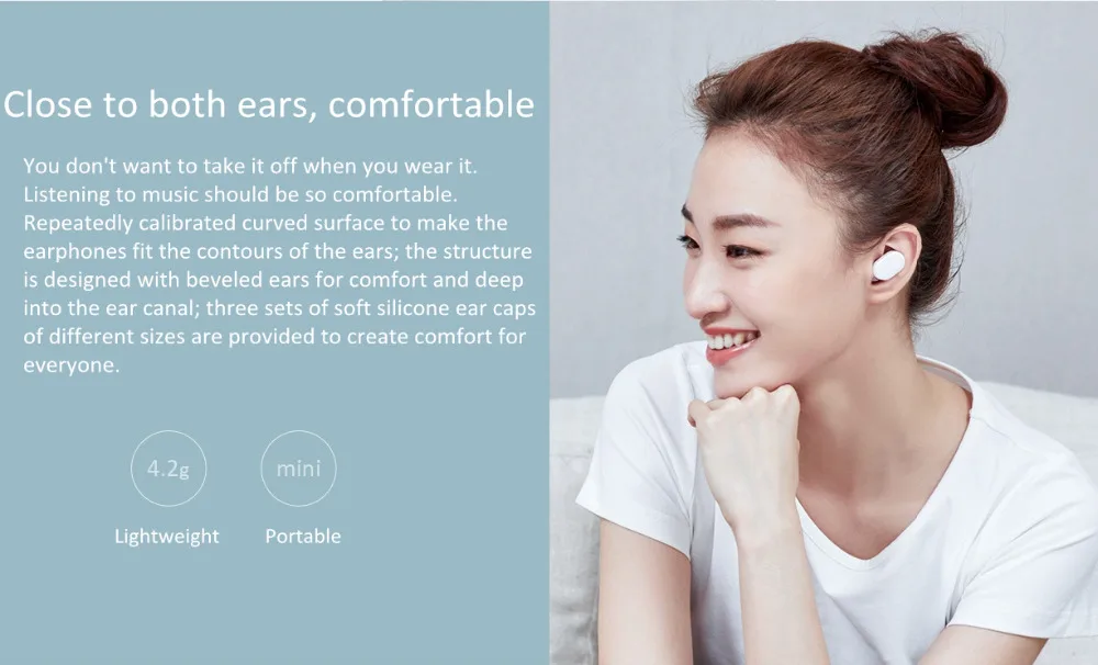 Оригинальные наушники Xiaomi Airdots TWS Bluetooth 5,0, молодежная версия, сенсорное управление с зарядным устройством, мини беспроводные наушники, 1 пара