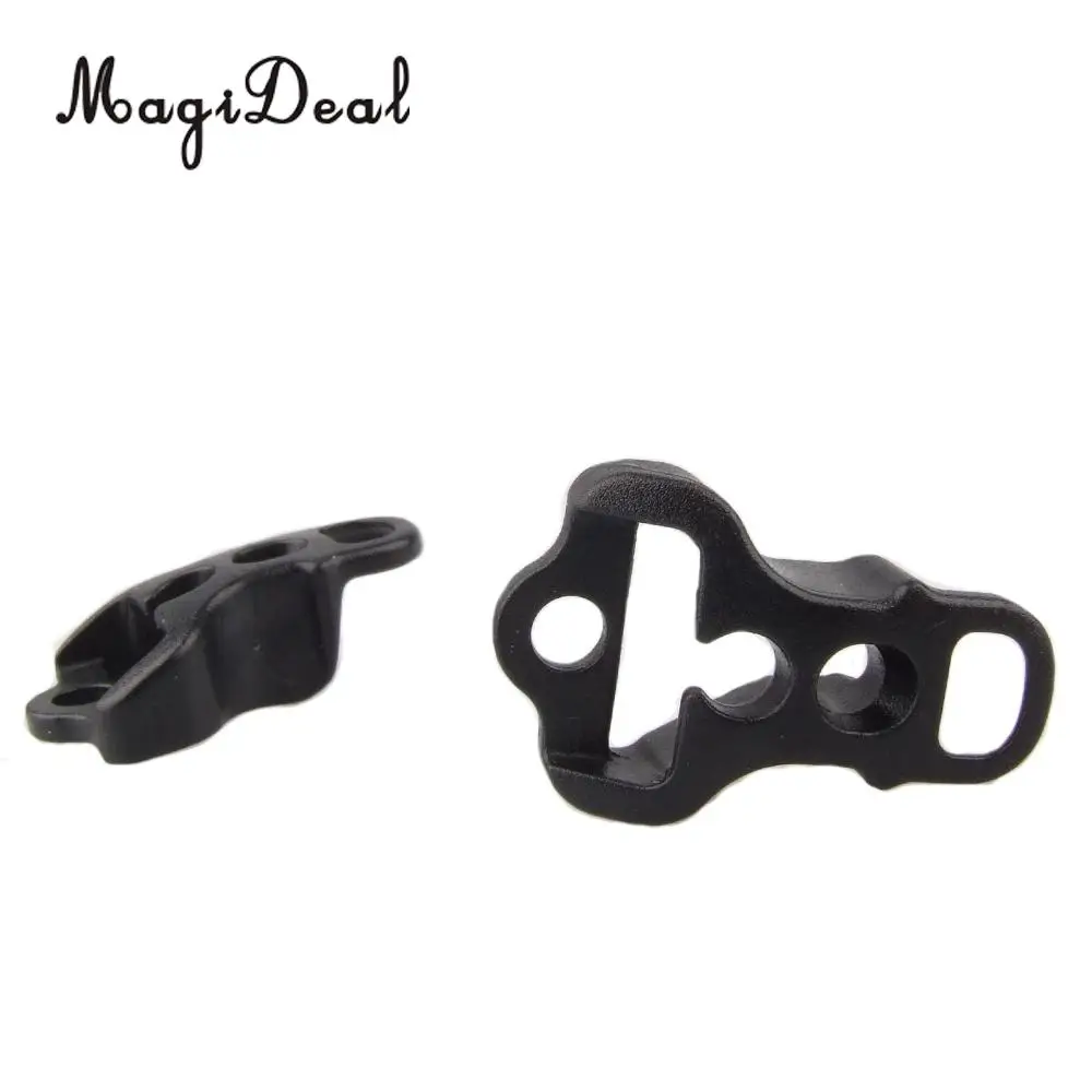 MagiDeal 10 шт. черный пластиковый кемпинговый тент палатка Guyline бегун шнур веревка натяжитель Открытый походный рюкзак оборудование аксессуар