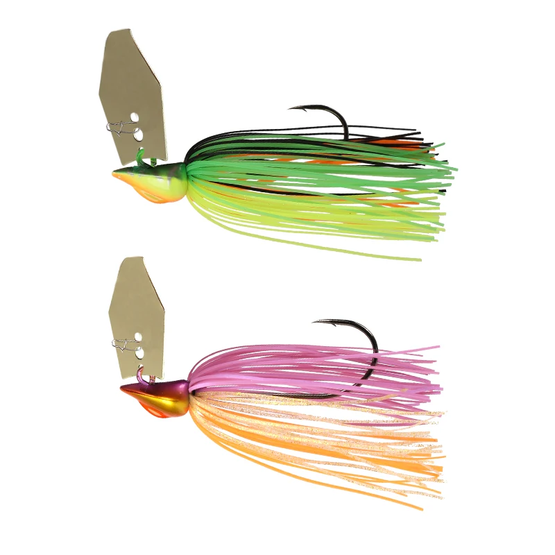 

Spinner Bait Fishing Lure BLADED SWIM JIG 11g 14g Buzzbait Wobbler Metal Jig Bass Soft Lure Lead Hooks Fishing Group