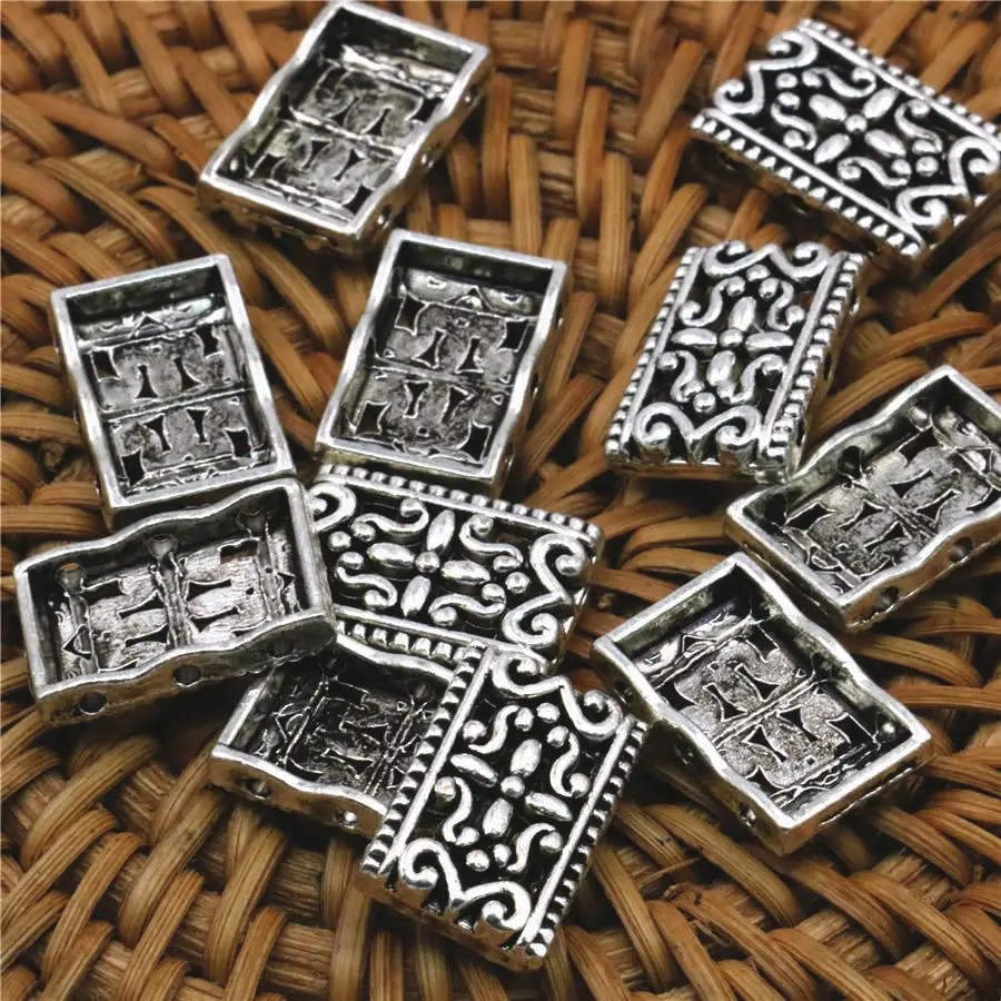 10 шт. 3 ряда прямоугольные разделительные бусины | Украшения и аксессуары