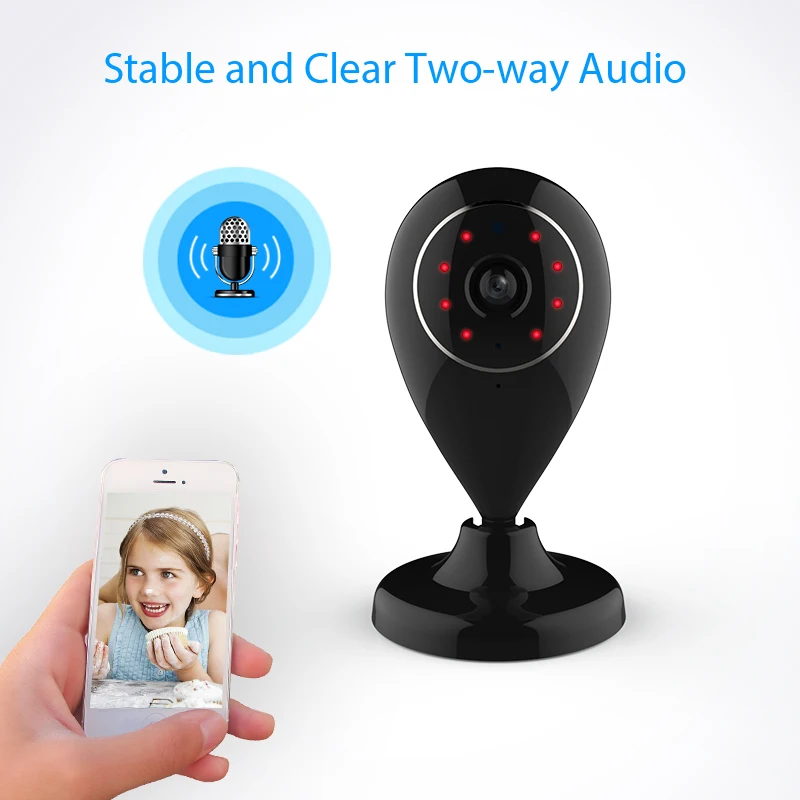 Wi Fi IP камера для умного дома 720P совместима с alexa echo|Камеры видеонаблюдения| |
