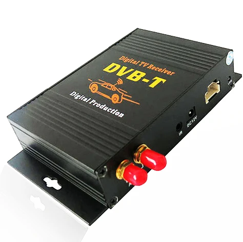 ТВ приемник HD DVB T MPEG4 тюнер двойная антенна автомобильная Мобильная цифровая