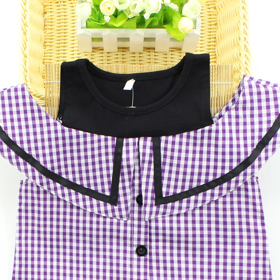 Dress Girl Summer Child Off Shoulder Plaid Kids Casual Teenage Girls Children's Clothing For 4 6 8 10 12 13 Years | Детская одежда