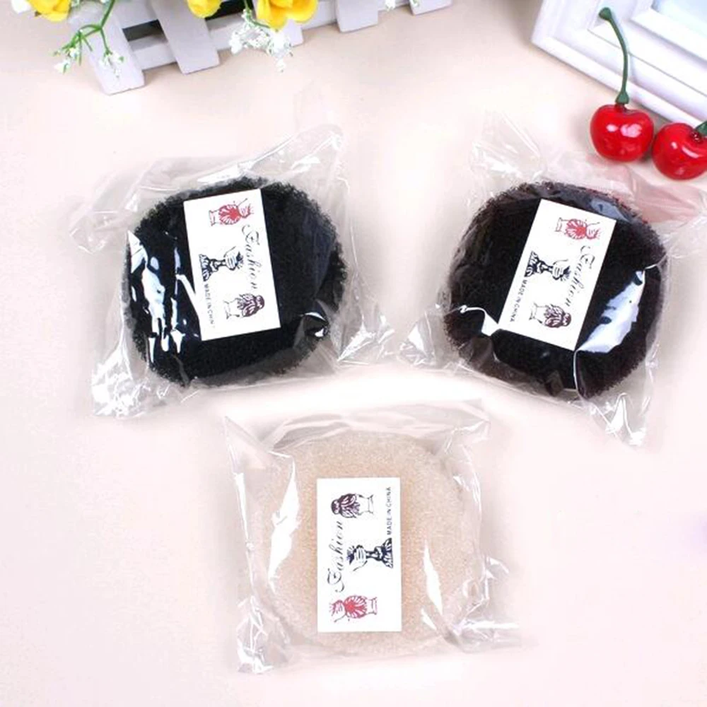 FAMSHIN милые женщины девушки губка Скоба ролик для волос голова булочка