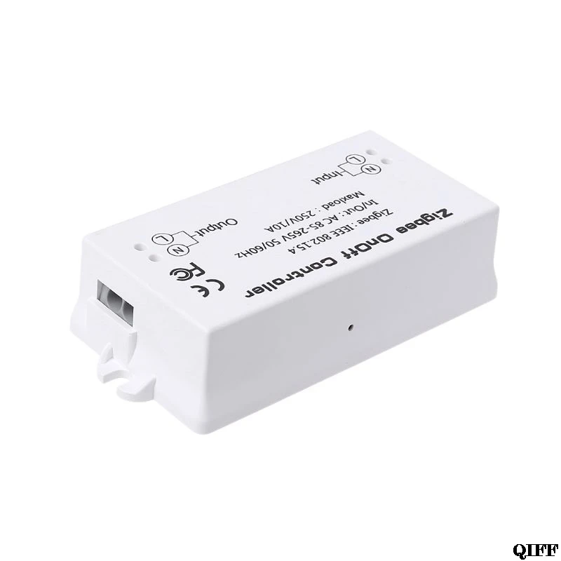 Zigbee вкл/выкл управление Лер умный переключатель приложение дистанционное управление Умный дом модуль AC85-265V 10A Mar28