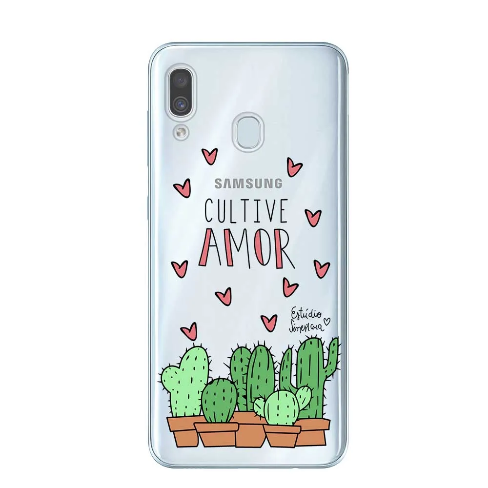 Мультфильм девушка цветок чехол для телефона в форме кактуса для samsung A10 A20 A30 A40 A50 A60 A70 A80 M10 M20 M30 M40 ТПУ чехол на заднюю панель