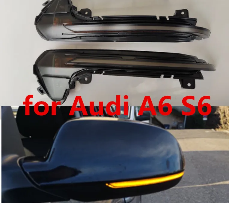 Светодиодный сигнал поворота автомобиля для Audi A6 S6 RS6 4G C7 C7.5 S line 2013 2014 2015 2016 2017 2018