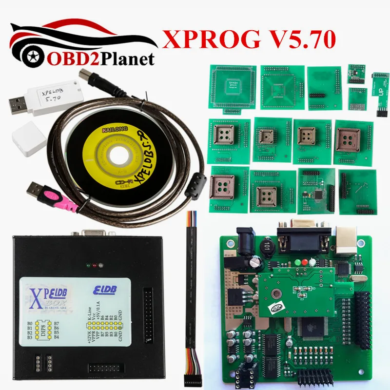 XPROG 5 70 коробка Авто ECU Программатор интерфейс M V5.70 диагностический инструмент с USB