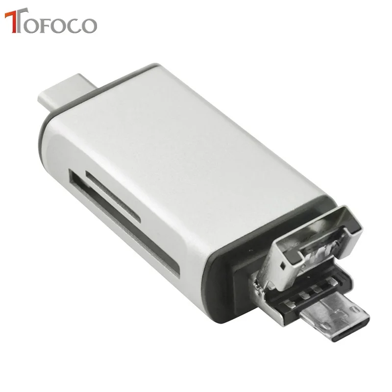 Устройство для чтения карт памяти USB Type C на Micro 2 0 TF|Картридеры| |
