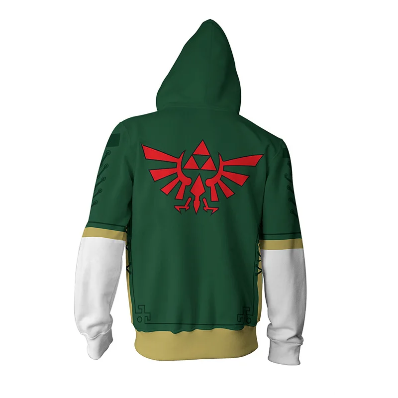 Легенда о Зельде: дыхание диких толстовки Link куртка Косплей Костюм принцессы Zelda