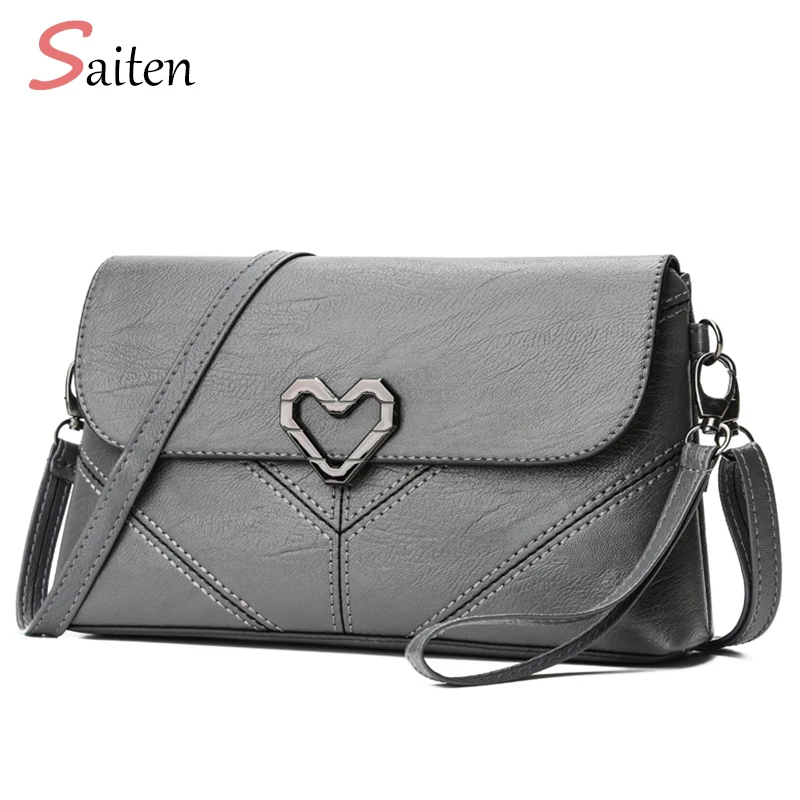 Сумка через плечо Saiten Женская из искусственной кожи в форме сердца|sac fashion|women