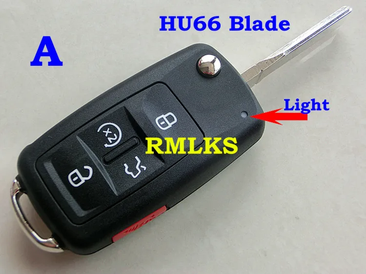 Флип чехол RMLKS для VW Volkswagen Sharan Multivan T5 хорошее качество с HU66 Blade Uncut|Ключ от авто| |