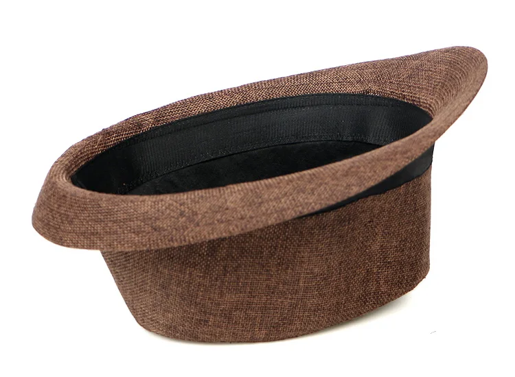 Лето Chapeu Homme ковбойские джазовые шляпы Женские однотонные льняные Панама соломенная шляпа мужская кепка Панама Gorro Hombre Sombrero Fedora Hat