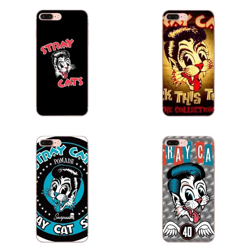 TPU Custom Design Stray Cats Rockabilly For Huawei Honor 4C 5A 5C 5X 6 6A 6X 7 7A 7C 7X 8 8C 8S 9 10 10i 20 20i Lite Pro | Мобильные