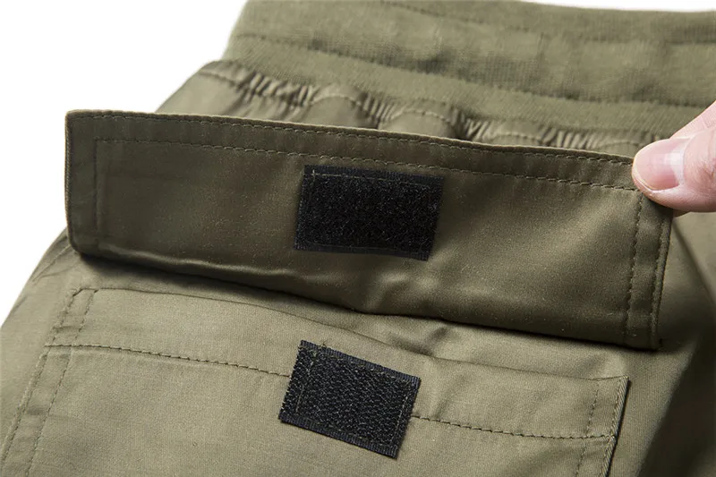 Dark Icon Solid Color Side Button Straight Pants Men New High Street Men's Pants Elastic Drawstring Waist Men Pants Trouser