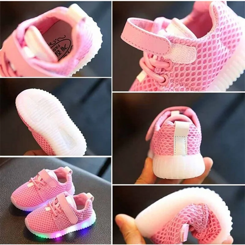 IMCUTE LED Shoes Toddler Baby Boys Girls Kids Luminous Sneakers Light Up | Детская одежда и обувь