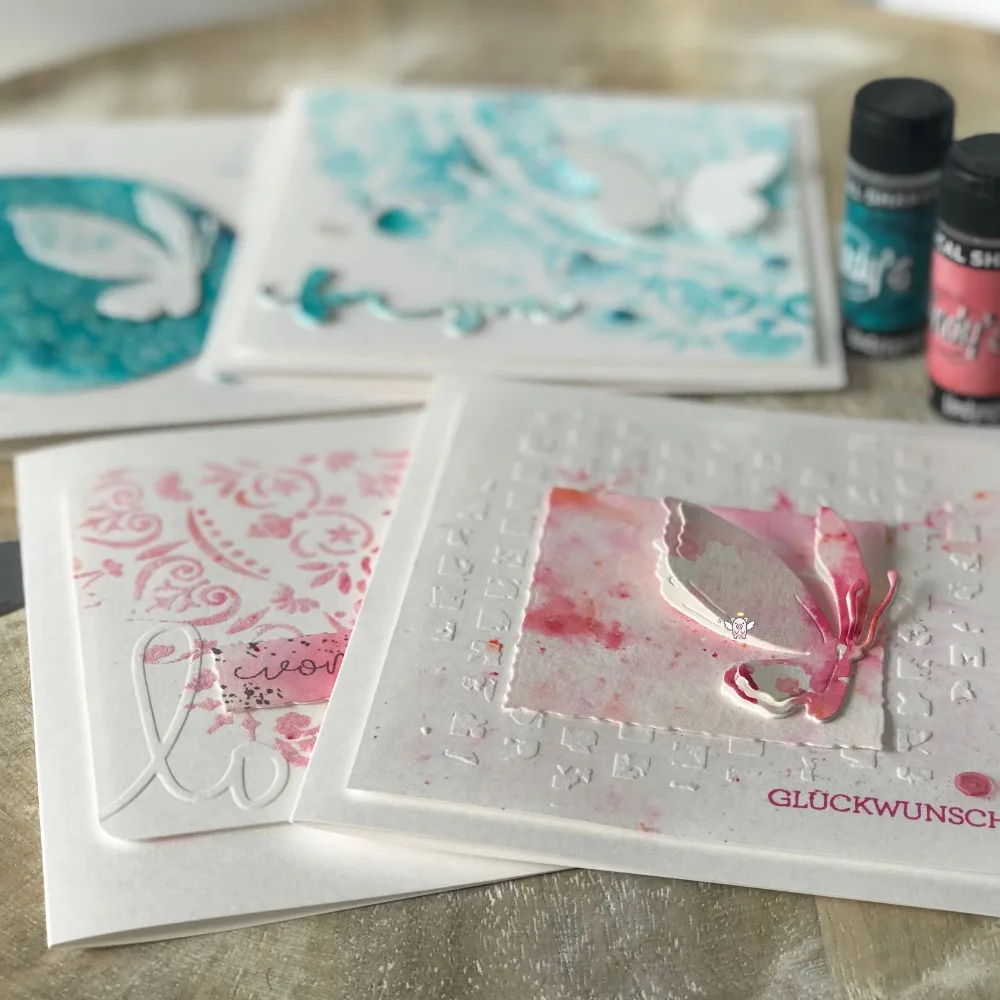 Технические металлические Вырубные штампы вырезанная форма 3D украшение бабочки