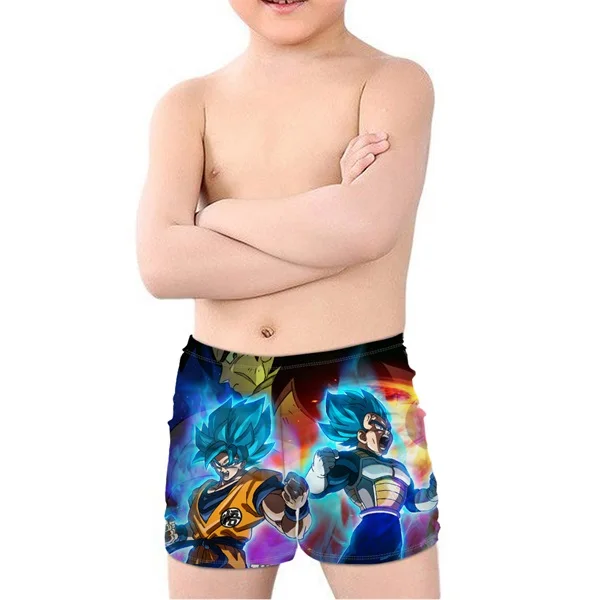 HK3156Z55 INSTANTARTS ультра инстинкт Гоку Z Broly Супер Saiyan принт Дети Мальчики Купальники для купания пляжные плавки детские купальники - Цвет: HK3156Z55