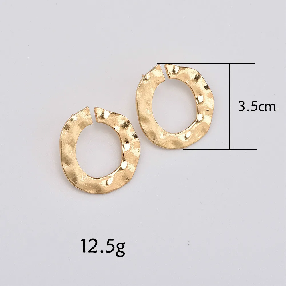 Женские серьги неправильной формы из медного сплава 2018 модные украшения в стиле