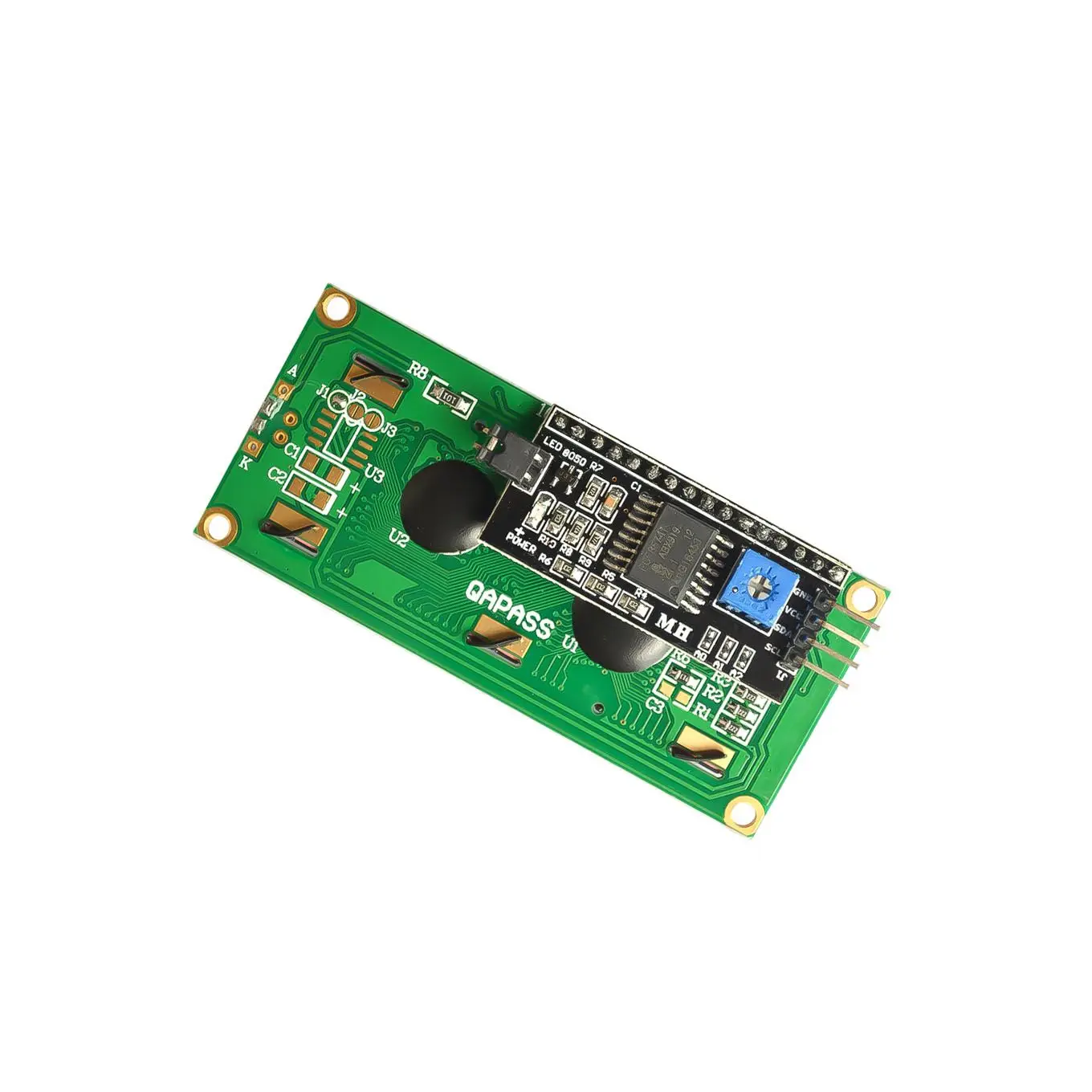 ЖК-модуль желто-зеленый (желто-зеленый экран) для Arduino IIC/I2C 1602 файлы библиотеки |