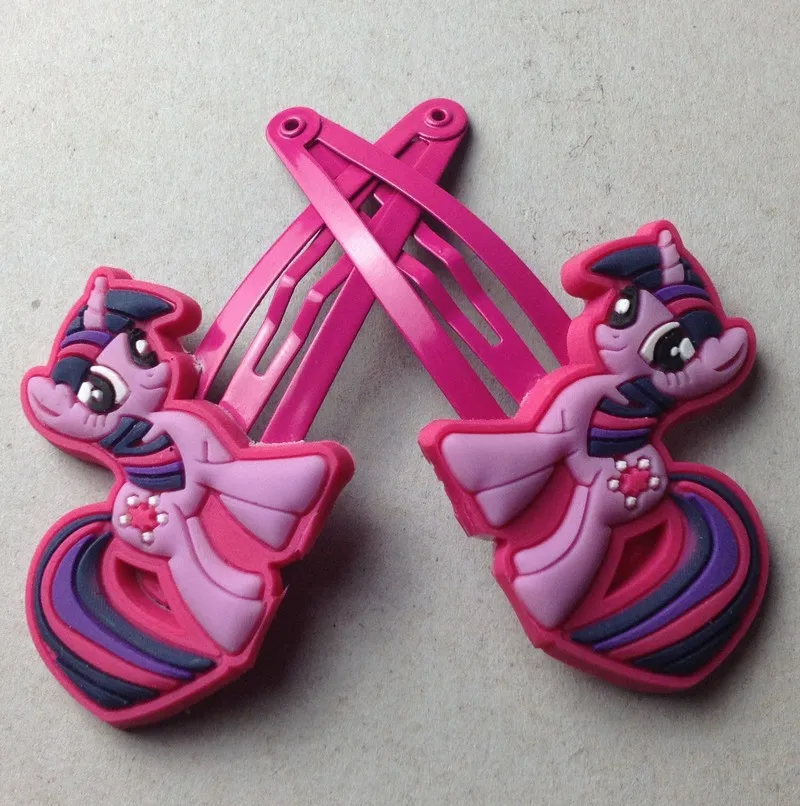 Заколки для волос с героями мультфильмов Мой Маленький Пони 2 шт./компл.|set pins|pin