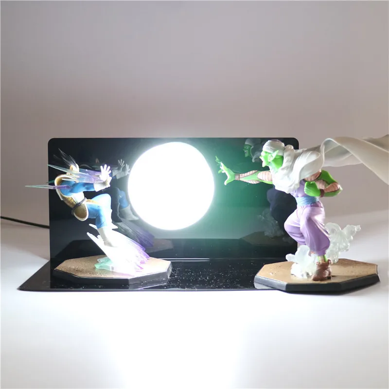 Dragon Ball Саян маленьких светодиодный ночник фигурки DIY Коллекционная аниме модель