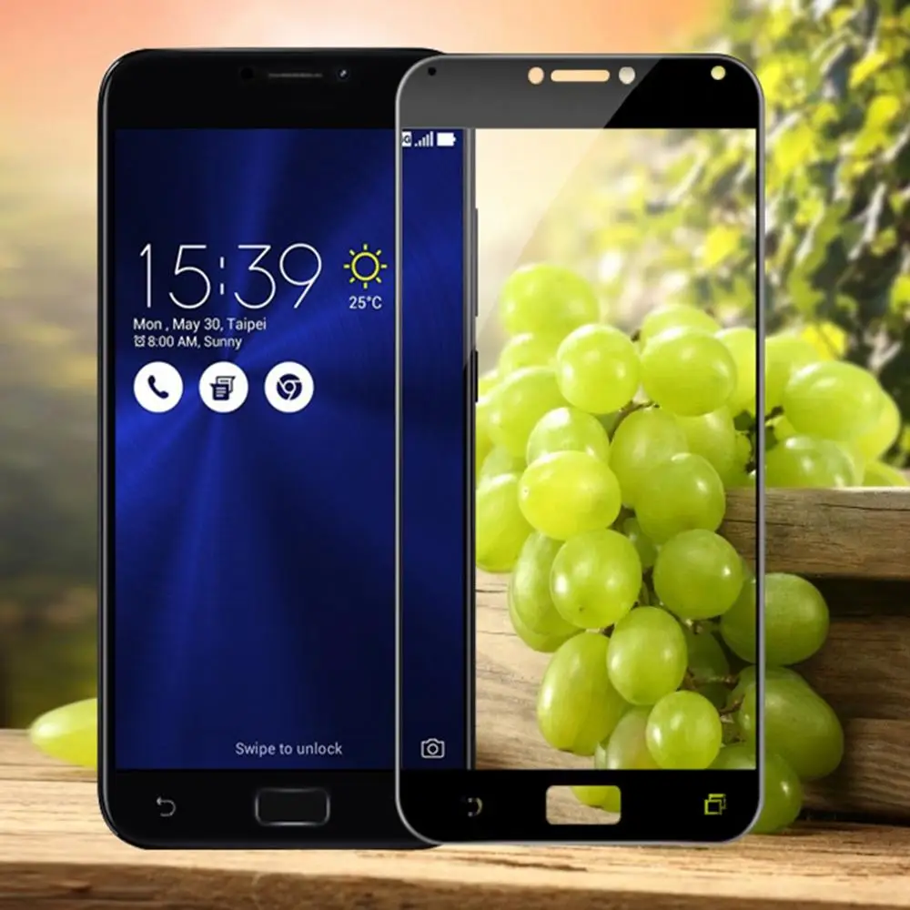 Черный 3D Премиум Защитная пленка для экрана для Asus zenfone 4 Max Zc554kl PLus, пленка из закаленного стекла для Asus zenfone 4 max Zc554kl 5,5" - Цвет: Черный