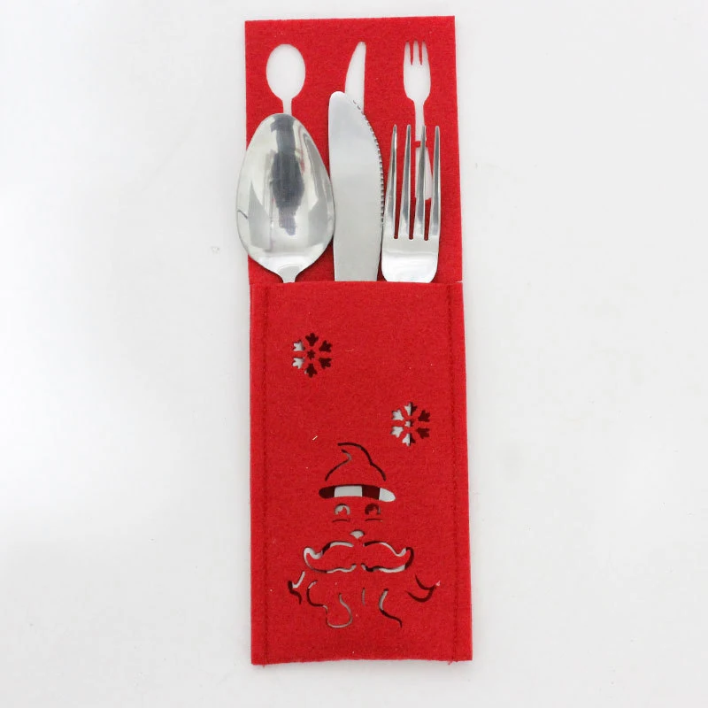 3 шт. милые Новогодние товары ножи народная крышка Снеговик деревья орнамент