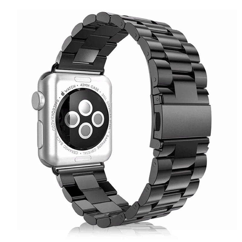 Металлический ремешок из нержавеющей стали для Apple Watch Series 5 1 2 3 4 деловой сменный
