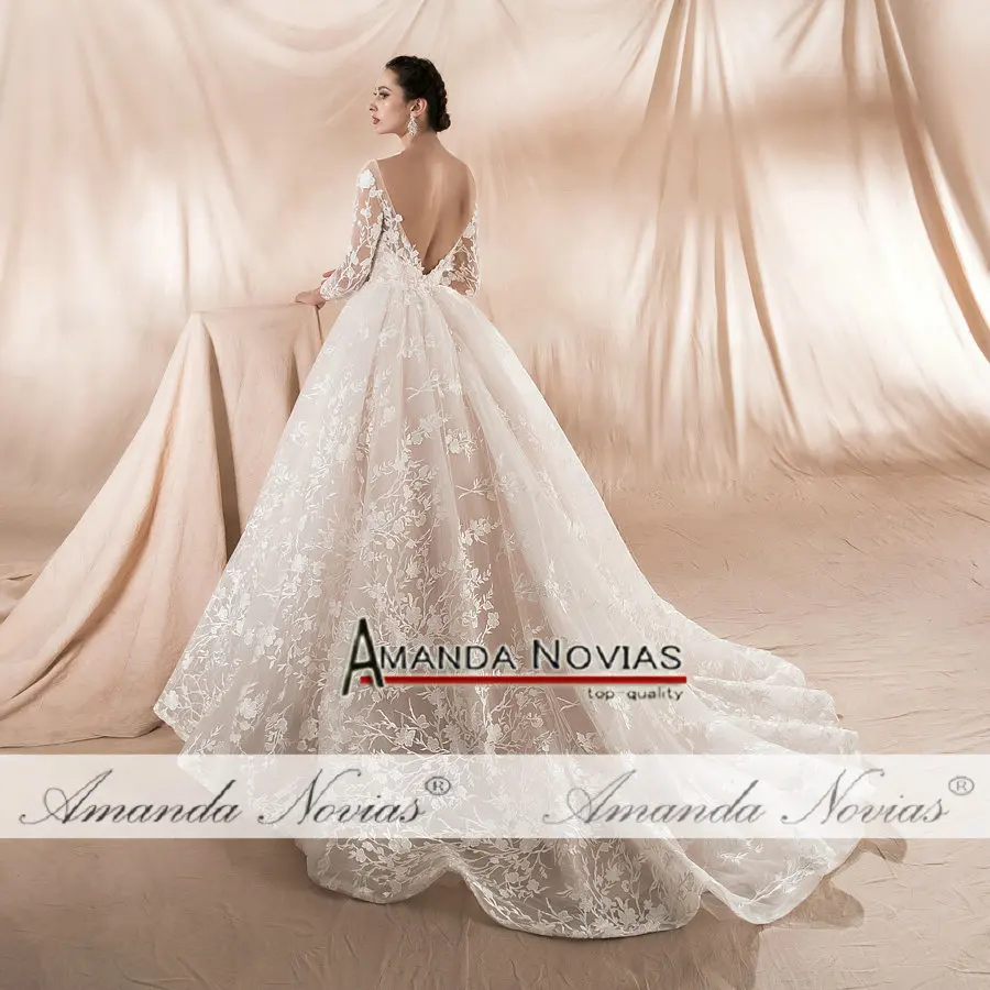 Robe De Soiree 2022 Новое поступление свадебное платье цвета шампанского реальные