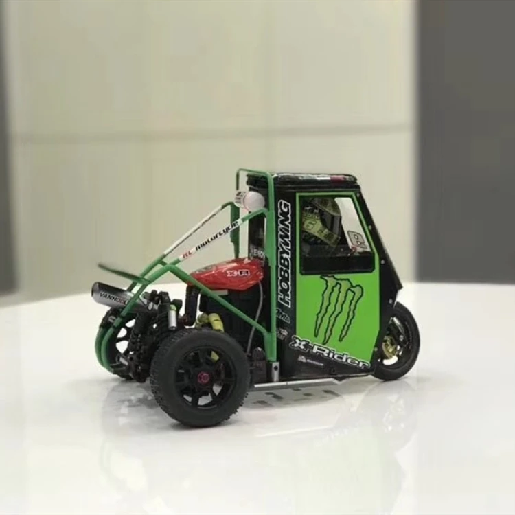 Радиоуправляемая машинка на дистанционном управлении 2,4G X-Rider 1/8 Piaggio Ape 1:8 2WD Детские дрифтерные машинки на батарейках RTR