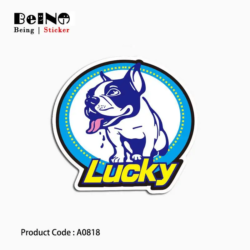 Lucky Explorer логотип наклейка красный круг водонепроницаемый чемодан ноутбук гитара