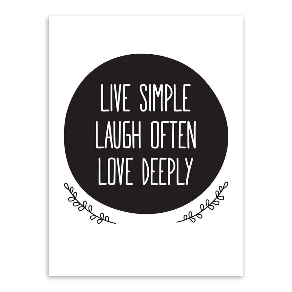 Скандинавская Мотивационная позитивная цитата холст художественный печатный