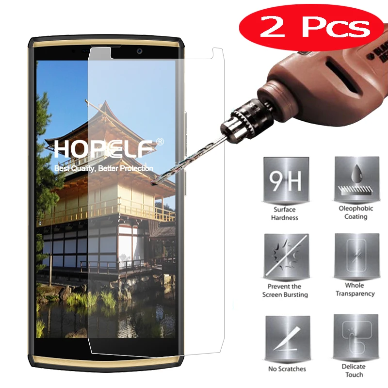 Защитное стекло HOPELF для Oukitel K7 2 шт. закаленное 2.5D защитная пленка телефона
