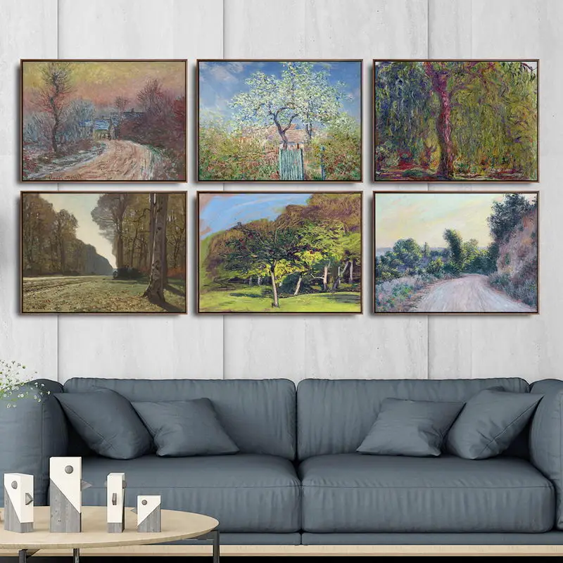 Украшение для дома картины на стену гостиной холст с печатью постера французский
