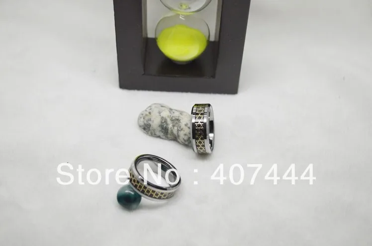 Бесплатная доставка США горячая Распродажа Новинка 8 мм мужское кольцо из