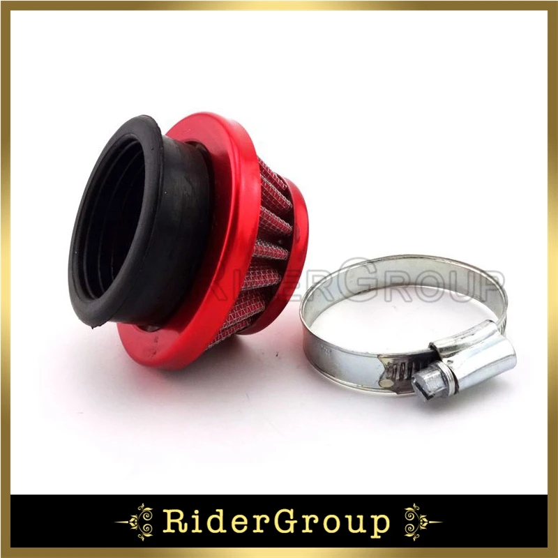 Красный 44 мм воздушный фильтр Clearner для китайского производства 47cc 49cc карбюратор